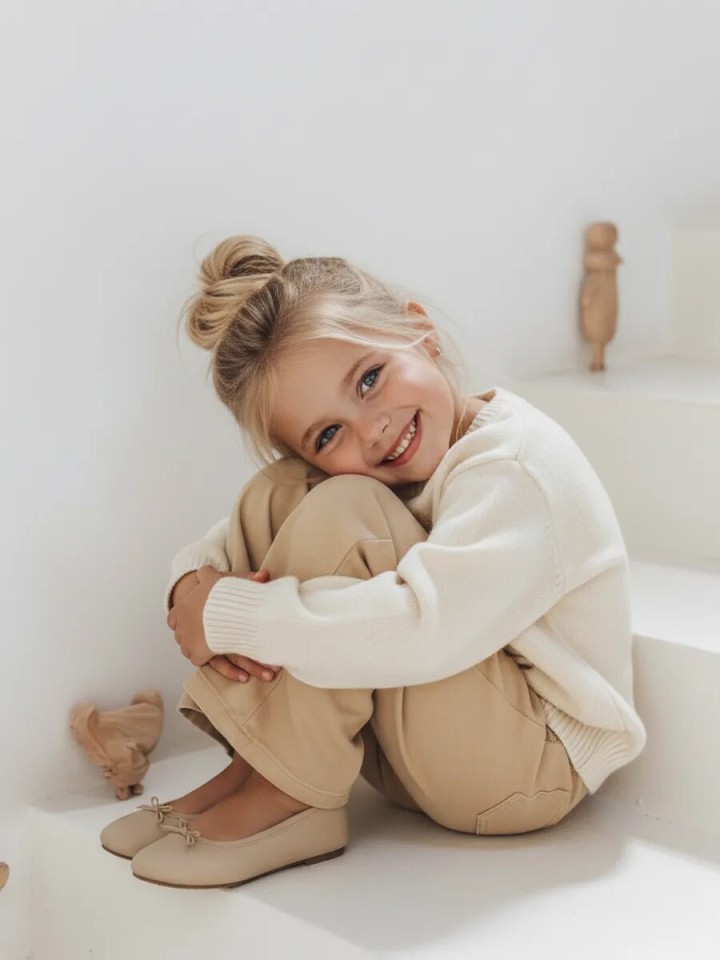 Костюм нарядный свитер и брюки для девочки
